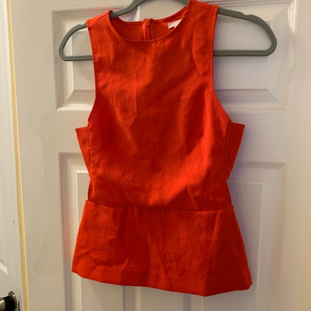 Red blouse